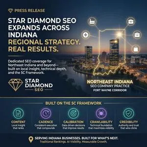 Star Diamond SEO Expands Regional Service Operations Across Indiana Markets