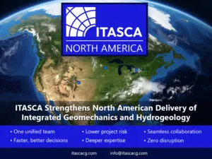 ITASCA Consolidates North American Operations to Streamline Geotechnical Consulting