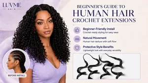 Luvme Hair Releases Educational Guide on Human Hair Crochet Extensions