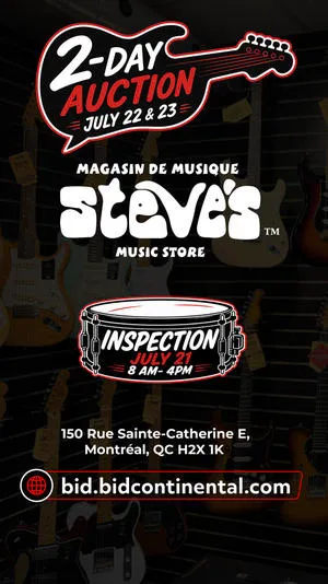 Iconic Canadian Music Retailer Steve’s Music Enters Liquidation Auction