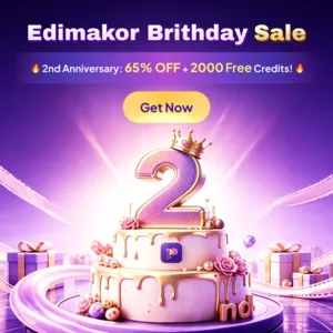 HitPaw Edimakor Launches Second Anniversary Sale on Creative AI Suite