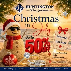 Huntington Fine Jewelers Launches Midsummer Sales Event Across Oklahoma