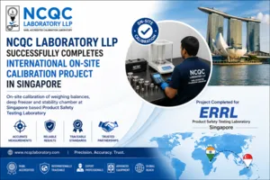 NCQC Laboratory LLP Completes Calibration Services for Singapore-Based ERRL Pte. Ltd.
