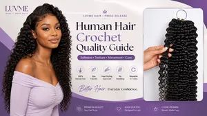 Luvme Hair Publishes Quality Standards Guide for Human Hair Crochet Extensions