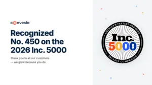 Convesio Ranks No. 450 on the 2026 Inc. 5000