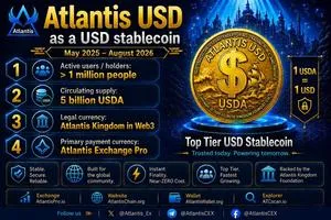 Stablecoin Breaking News: Atlantis USD (USDA) Surpassed 1 Million Active Users — Continuing Fast Growth Toward Hundreds of Millions