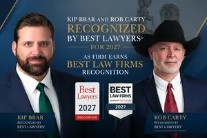 Best Lawyers Names Kip Brar and Rob Carty to 2027 List; Firm Receives Recognition
