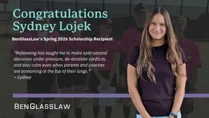 Sydney Lojek Awarded 2026 BenGlassLaw Referee and Umpire Leadership Scholarship