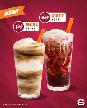 SMALLS SLIDERS SHAKES THINGS UP WITH THE RETURN OF DR PEPPER SWIRL AND A NEW DIRTY DR PEPPER