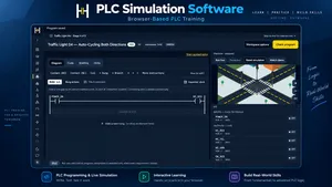 PLC Simulation Software Expands Browser-Based Industrial Automation Training With HMI, Robotics and 3D Labs