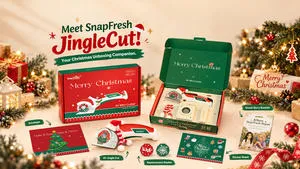SnapFresh Releases Holiday-Themed JingleCut Cordless Electric Scissors